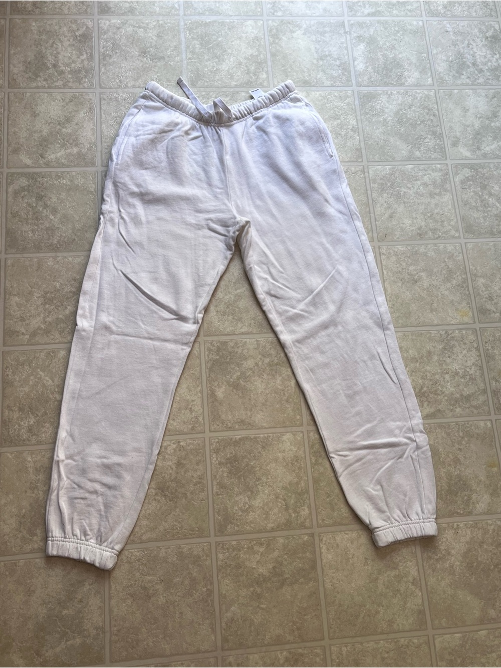 Garage White Track Pants Size Small New